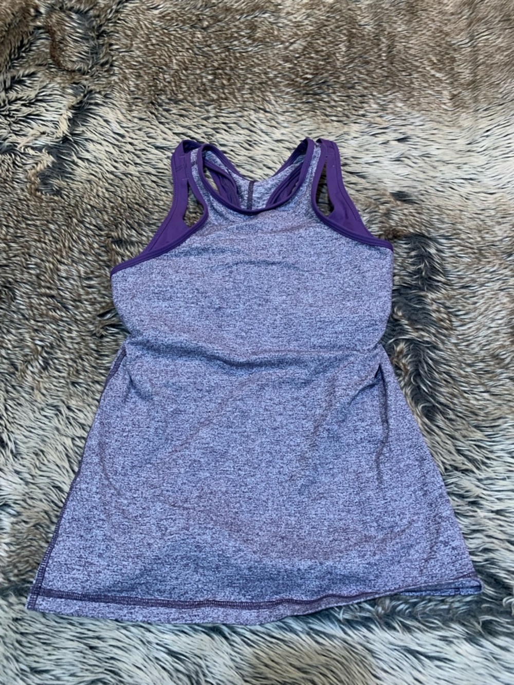 Lululemon Inspiration Tank
Heathered Black Grape / Going Grape Size 6